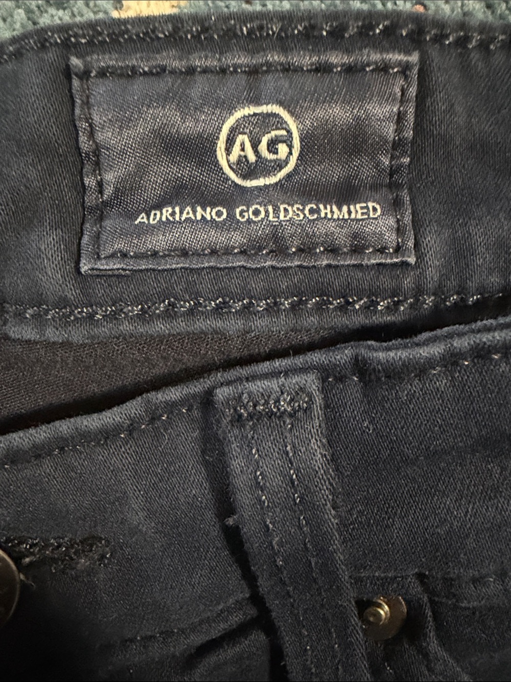 AG Adriano Goldschmied Dark Wash Super Skinny Ankle Legging Denim Jeans. Sz 26 - Picture 9 of 12